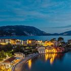 Kefalonia. Assos, Blaue Stunde.