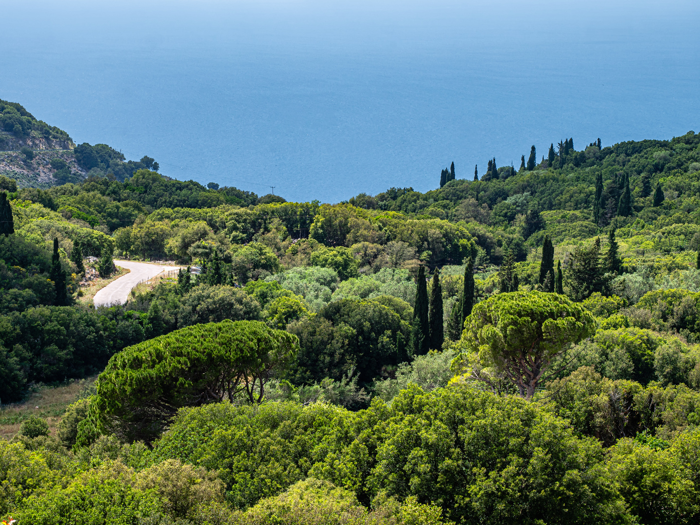 Kefalonia. Landschaft bei Kari.