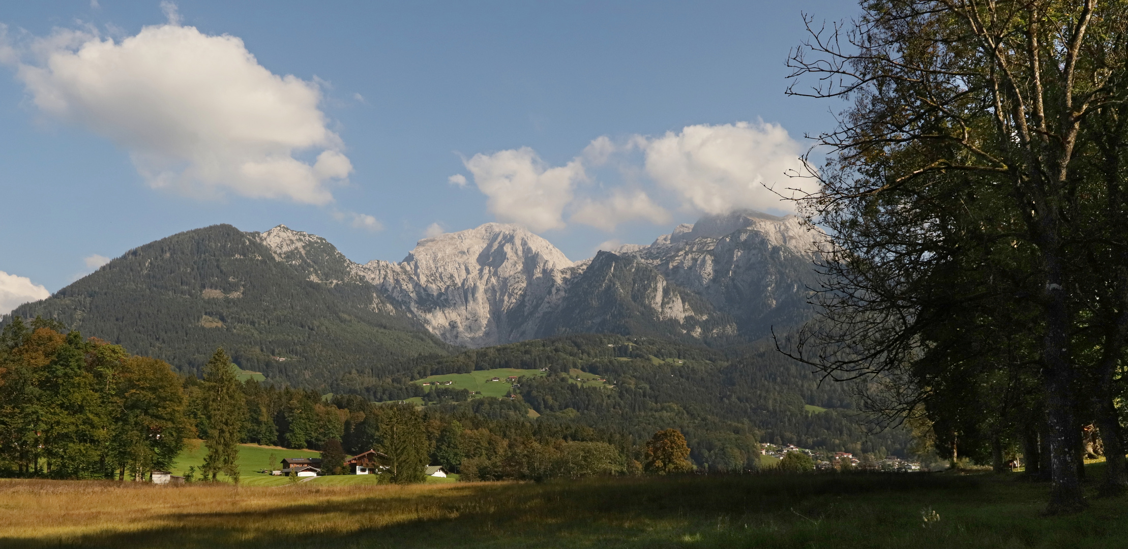 Kehlstein, Göll, und Hohes Brett von Öberschönau (2018_09_17_EOS 6D Mark II_6858_ji)