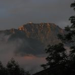 "Kehlsteinhaus im späten Abendlicht"