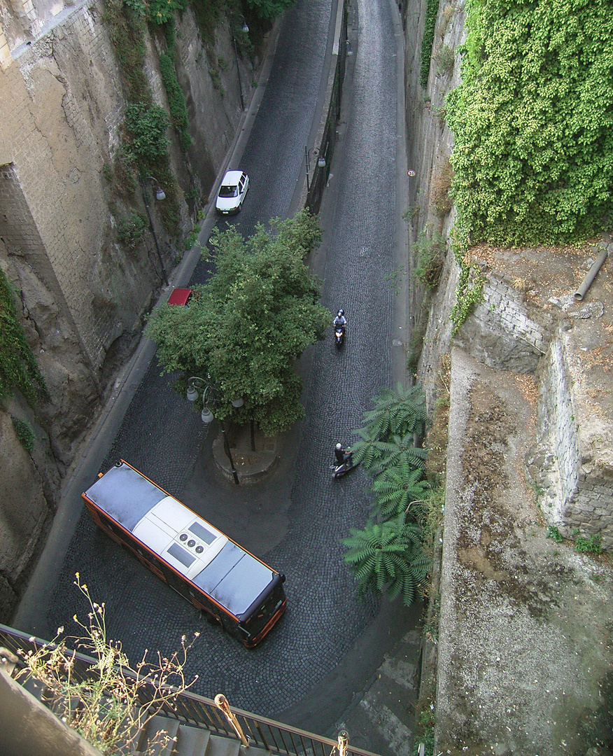 Kehre in der Schlucht