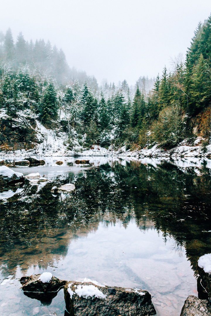 Kein Bergsee in Kanada