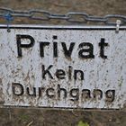 Kein Durchgang!