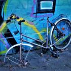 Kein Einzelfall - radloses Fahrradwrack in Münster