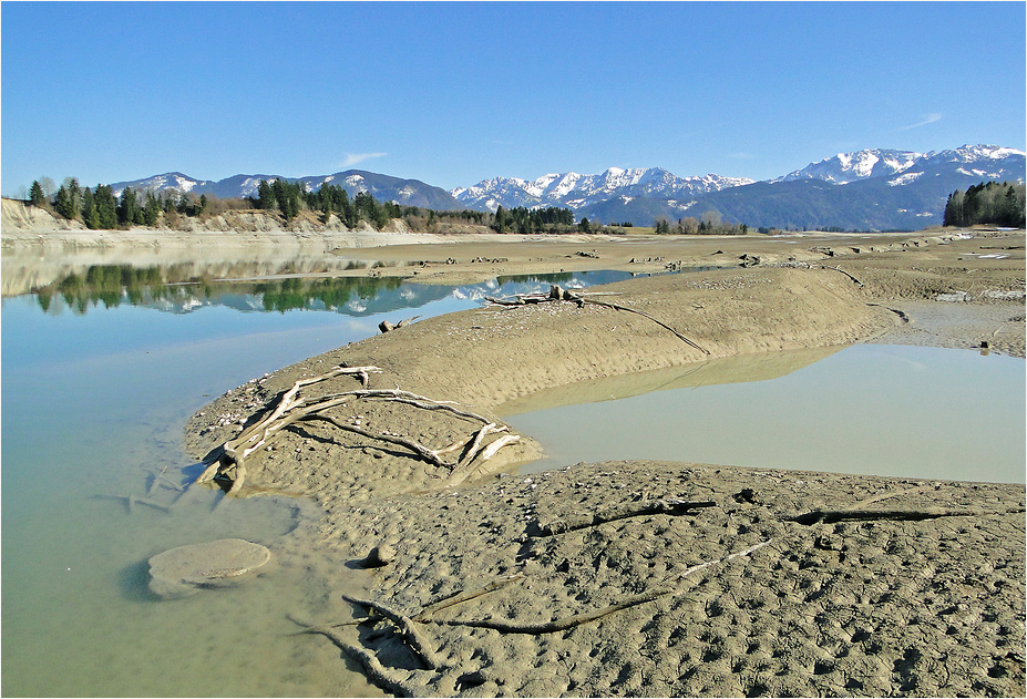 kein Eis mehr im Forggensee