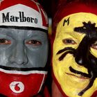 Kein Karneval, sondern Schumi-Fans