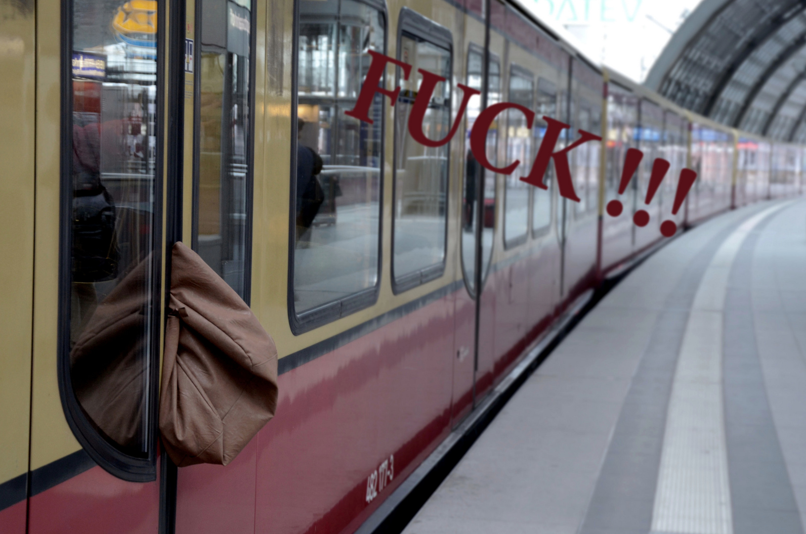 kein Platz mehr für die Tasche