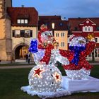 Kein Schnee, künstlich mit LED Licht geht wohl auch