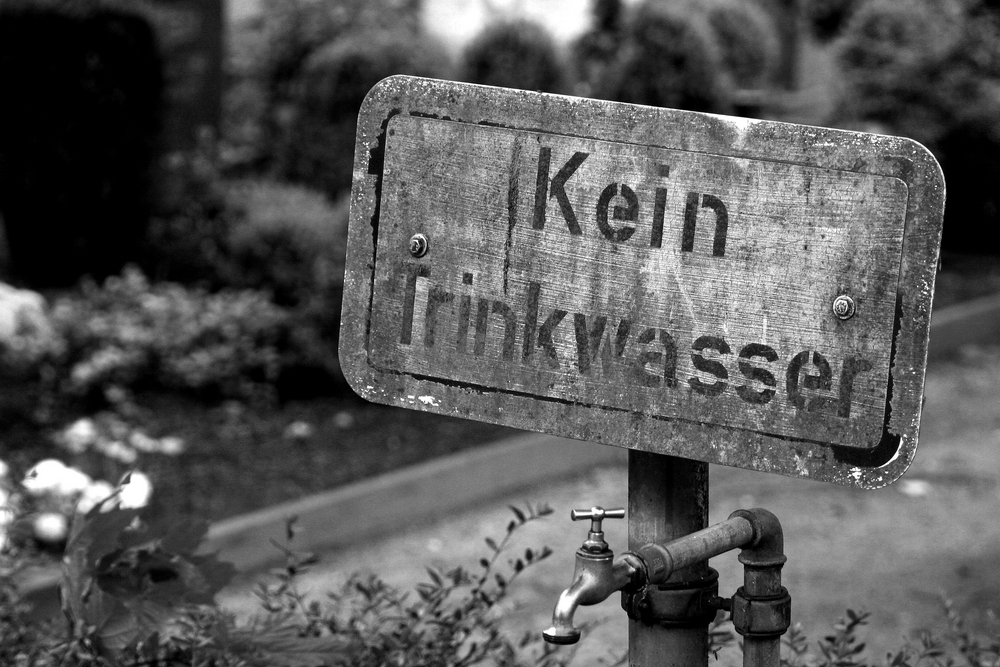 Kein Trinkwasser