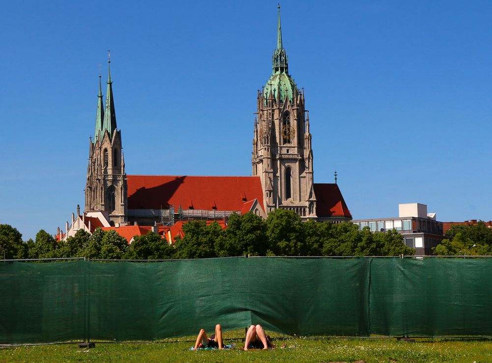 Kein Wetter um in die Kirche zu gehen.