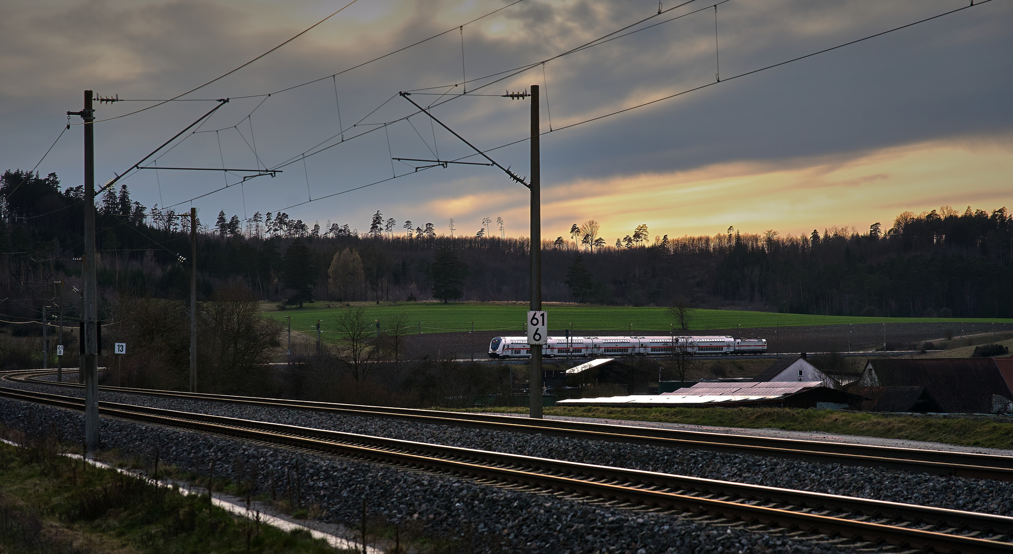 Keine drei Kilometer Bahn