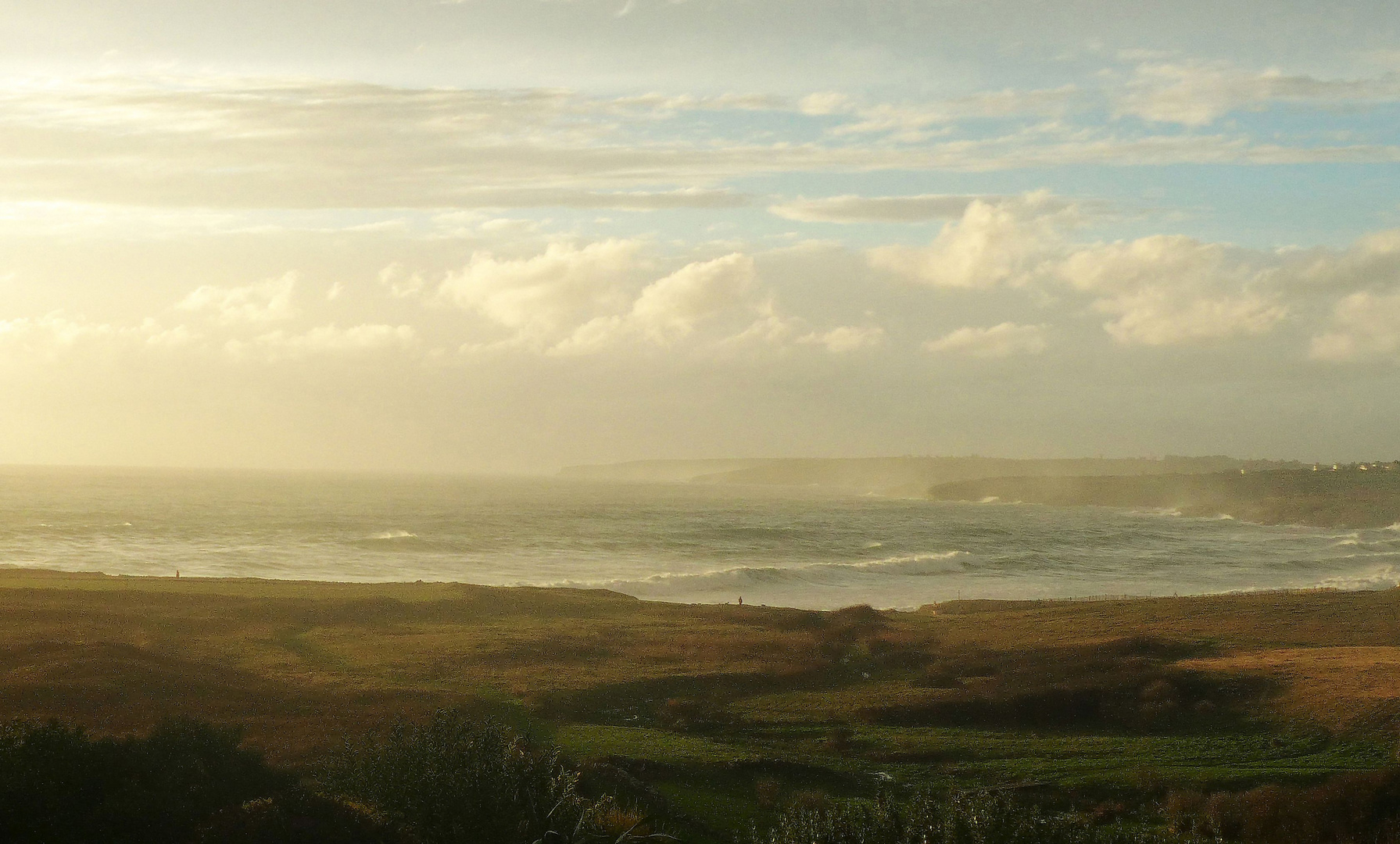 Keine englische Landschaftsmalerei - Bretagne im November. 