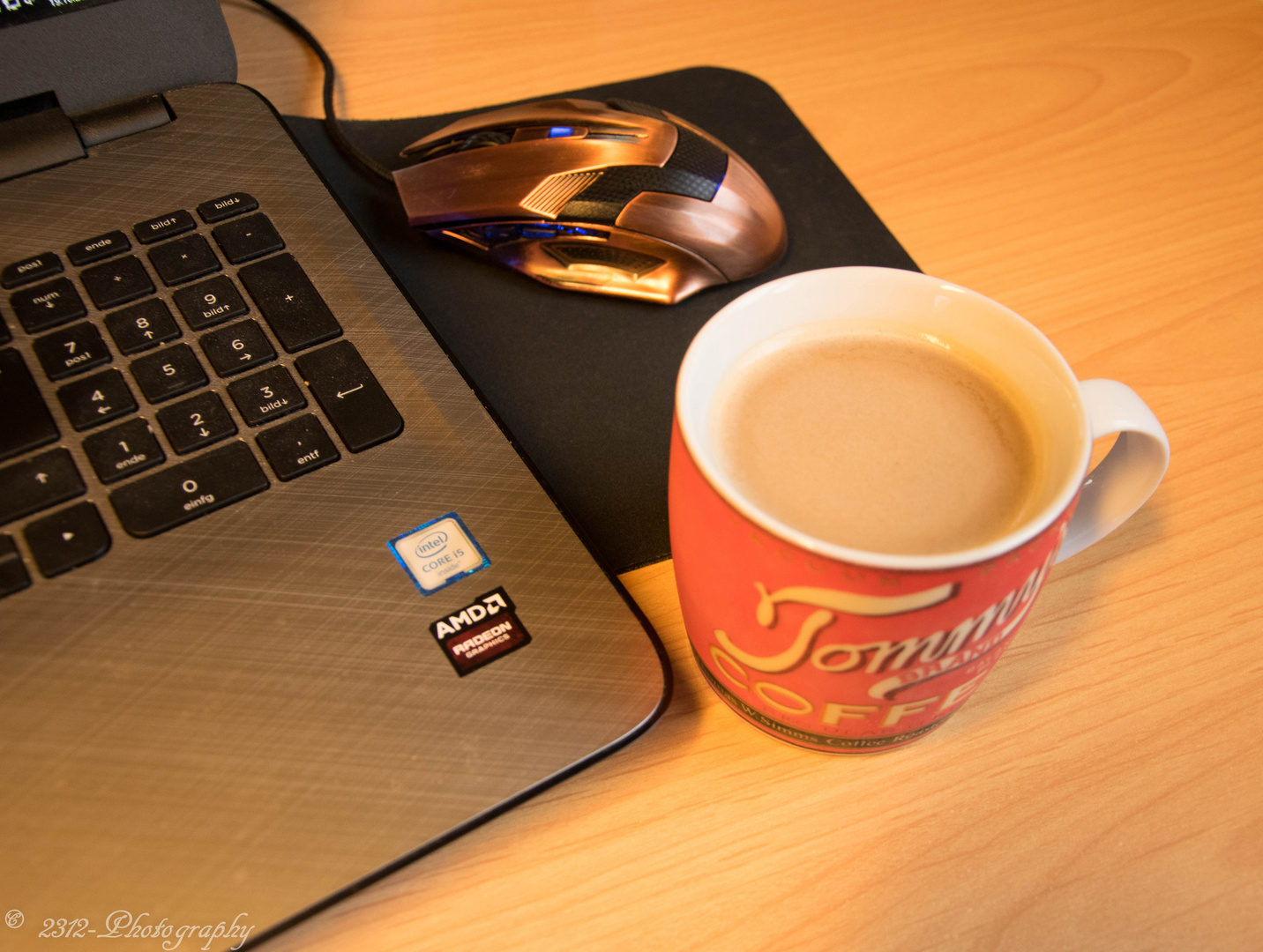 Keine Filigrane Arbeit, aber Kaffee und  euch einen schönen Tag