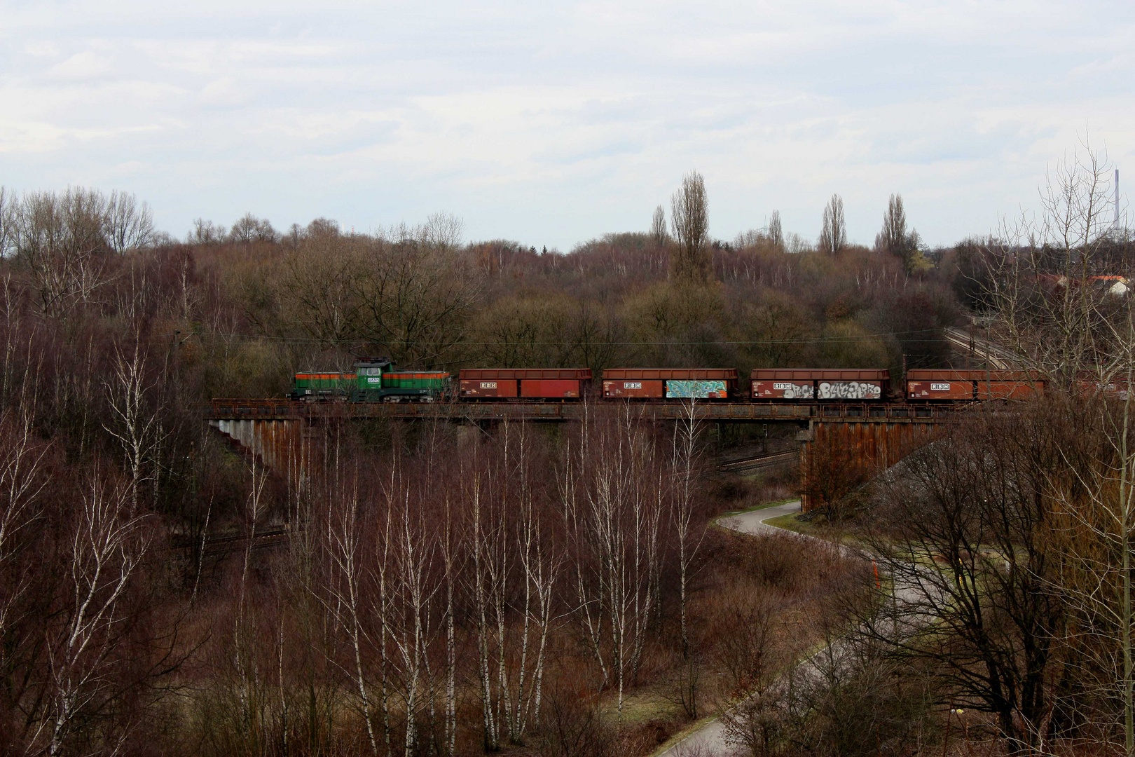 ...keine Modelleisenbahn....