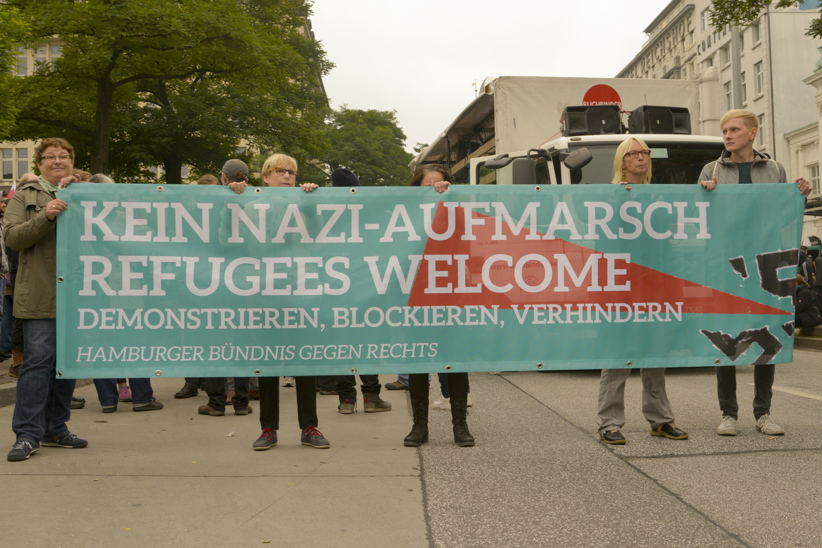 Keine Nazis in Hamburg - Mission accomplished