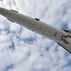 Keine Rakete, ist die Concorde von unten.