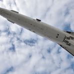 Keine Rakete, ist die Concorde von unten.