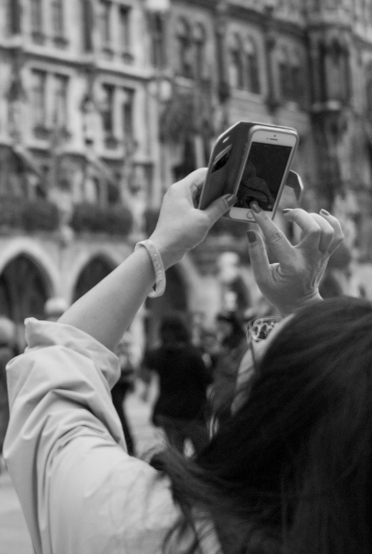 keine Stadtbesichtigung ohne Smartphone