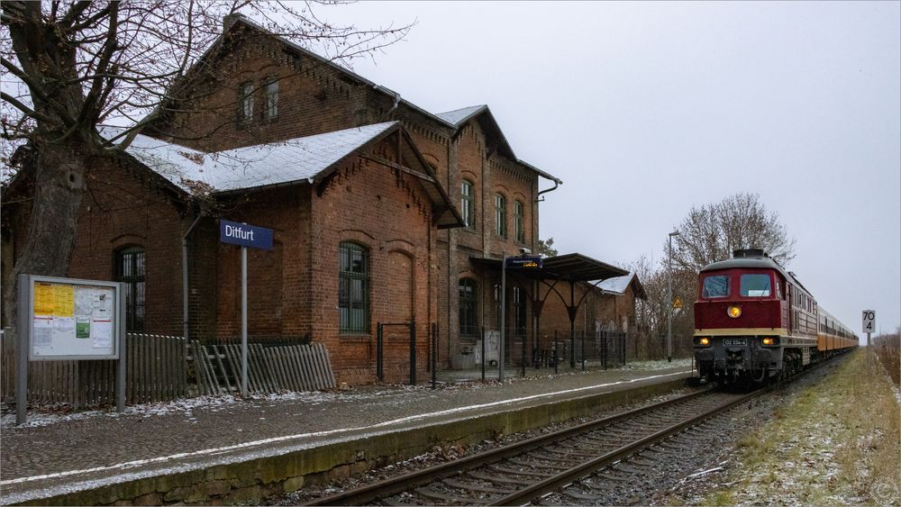 Keinen großen Bahnhof...