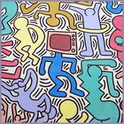 Keith Haring Wandmalerei - Pisa