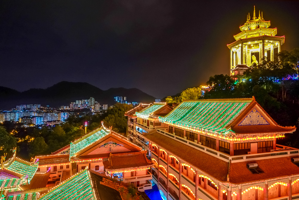 Kek Lok Si Tempel - Blick auf den Buddah