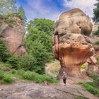 Kelchstein bei Oybin aus den neuen Kalender "Zittauer Gebirge" 