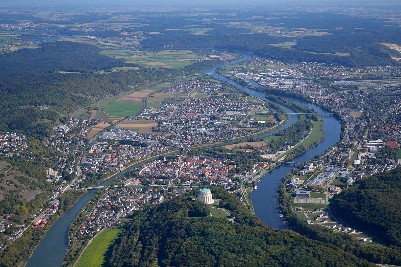 Kelheim mit der Befreiungshalle