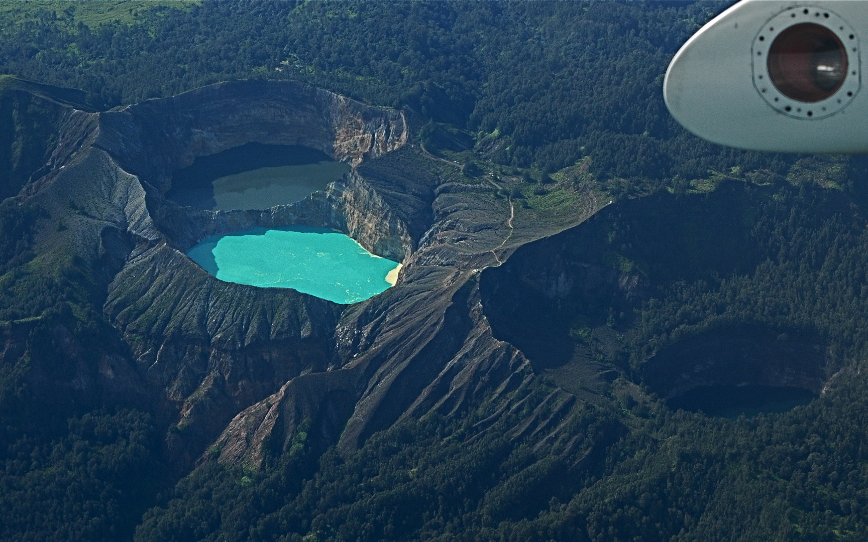 Kelimutu Colored Lakes