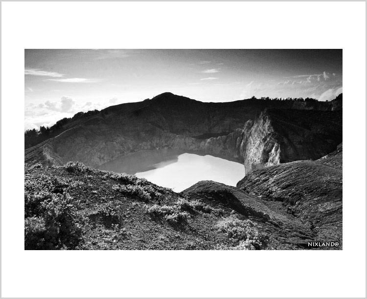 Kelimutu in Black & White