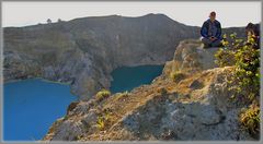 Kelimutu lake after sunrise/ Flores/ Indonesia