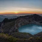 Kelimutu: turquois meets black