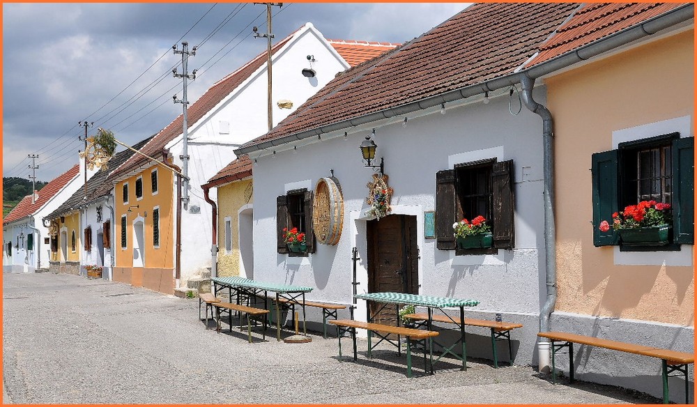 Kellergasse im Kamptal ( Zöbing,Nö.)