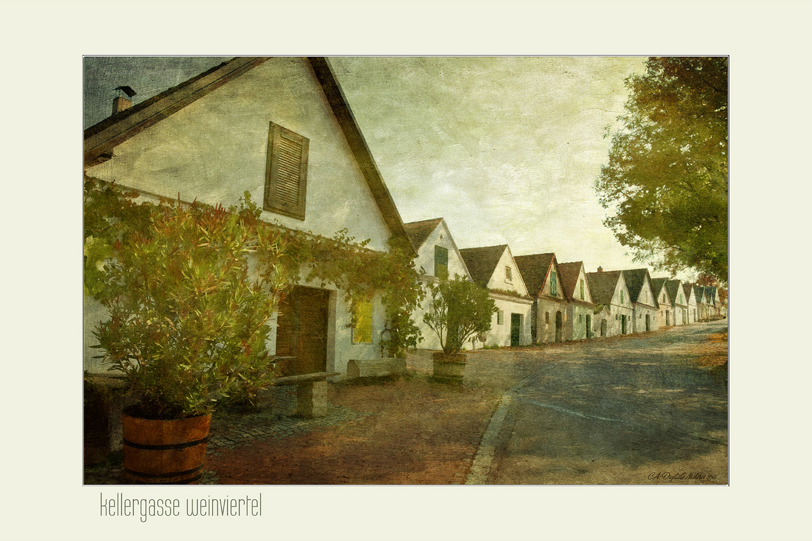 Kellergasse im Weinviertel