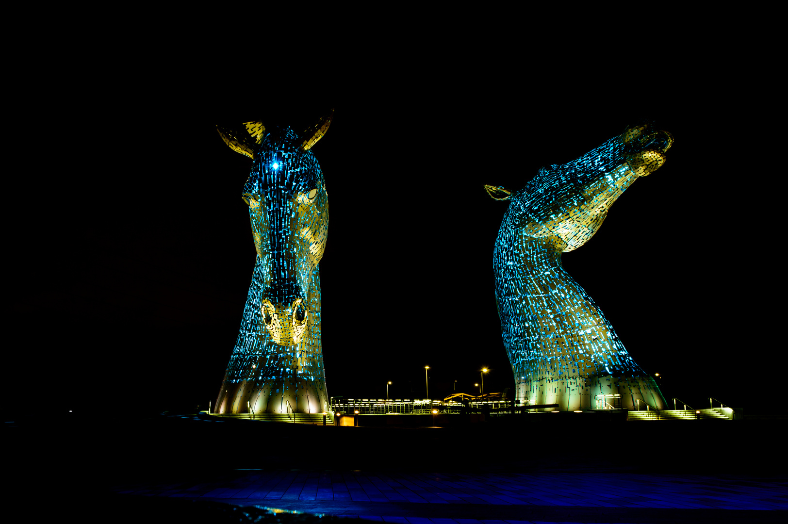 Kelpies bei Nacht *