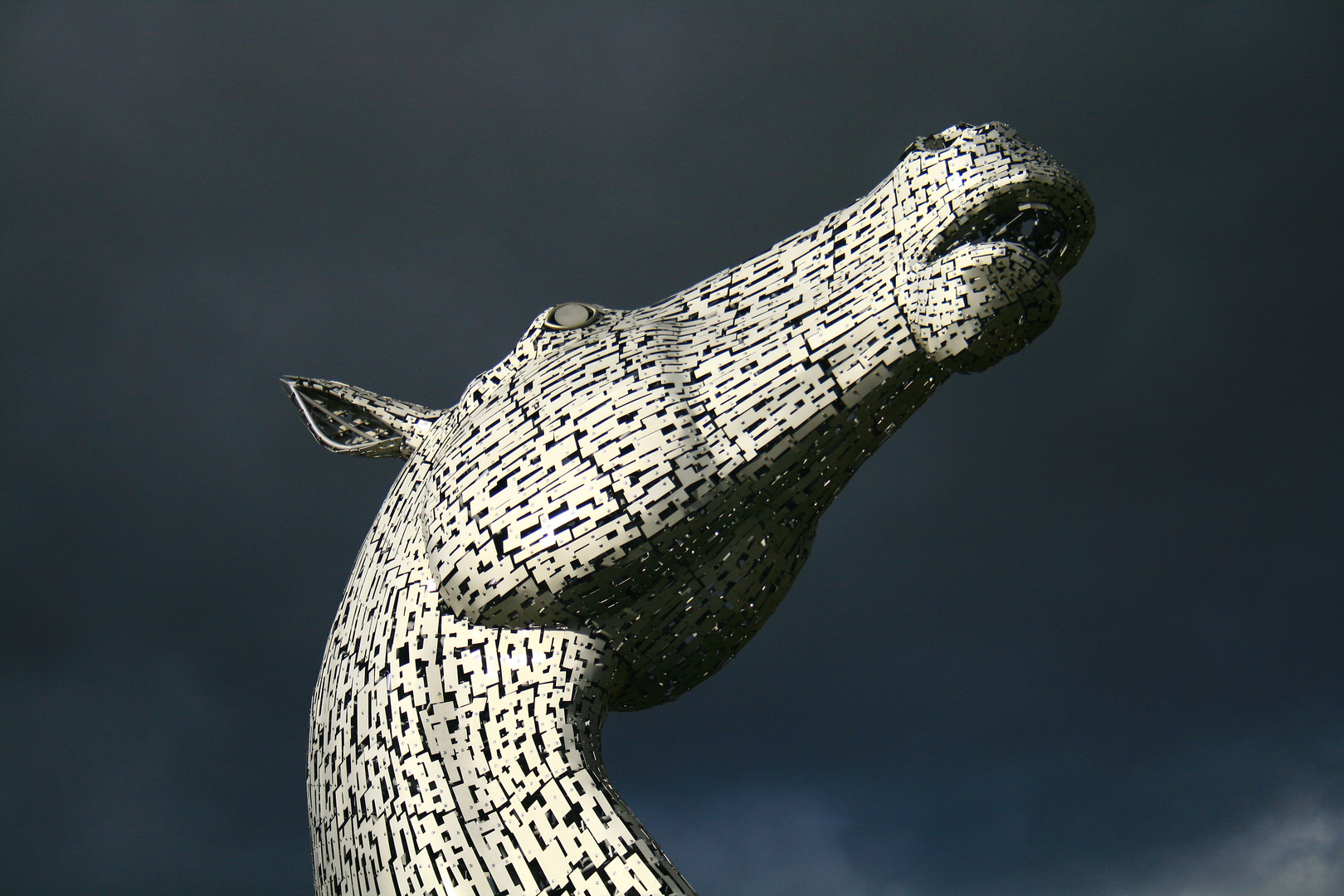 Kelpies - Gewitterwolken