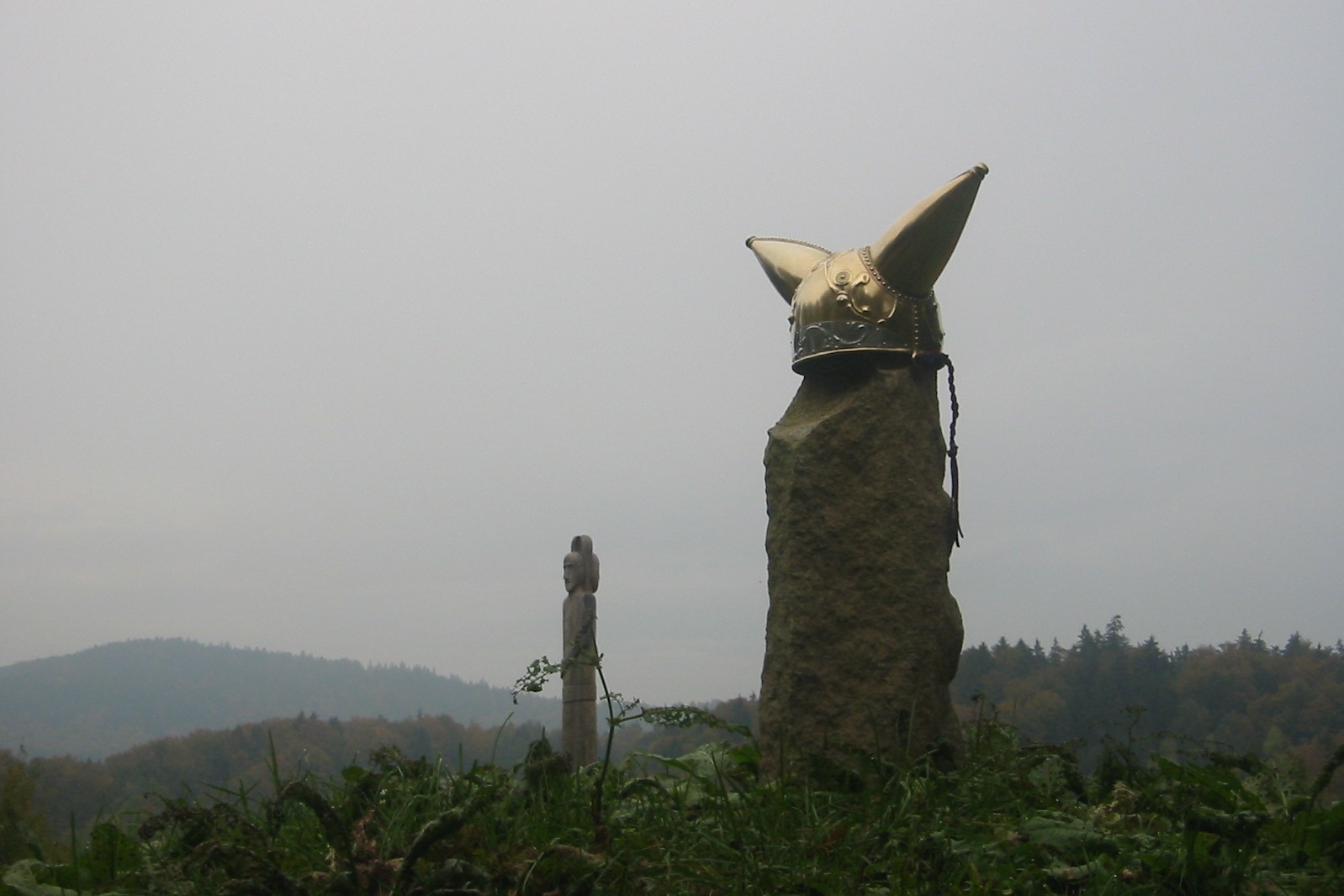 Keltenhelm im Nebel