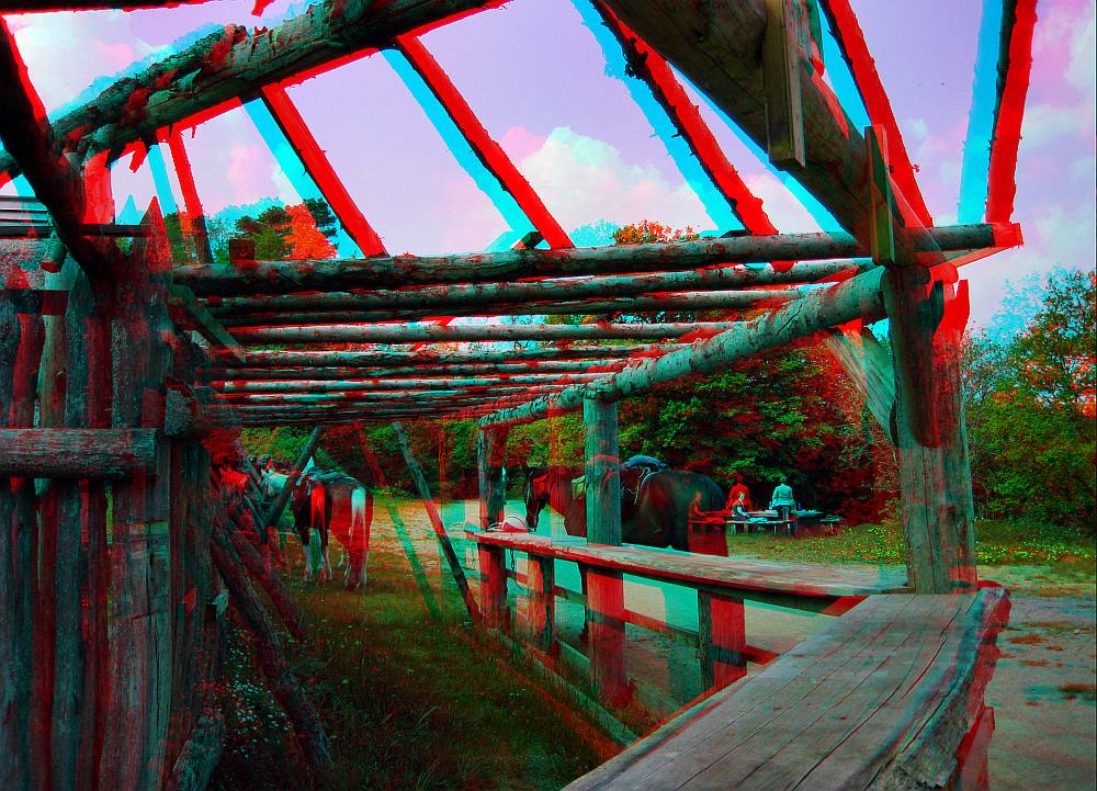 Keltentheke 2 (3D-Anaglyphe)