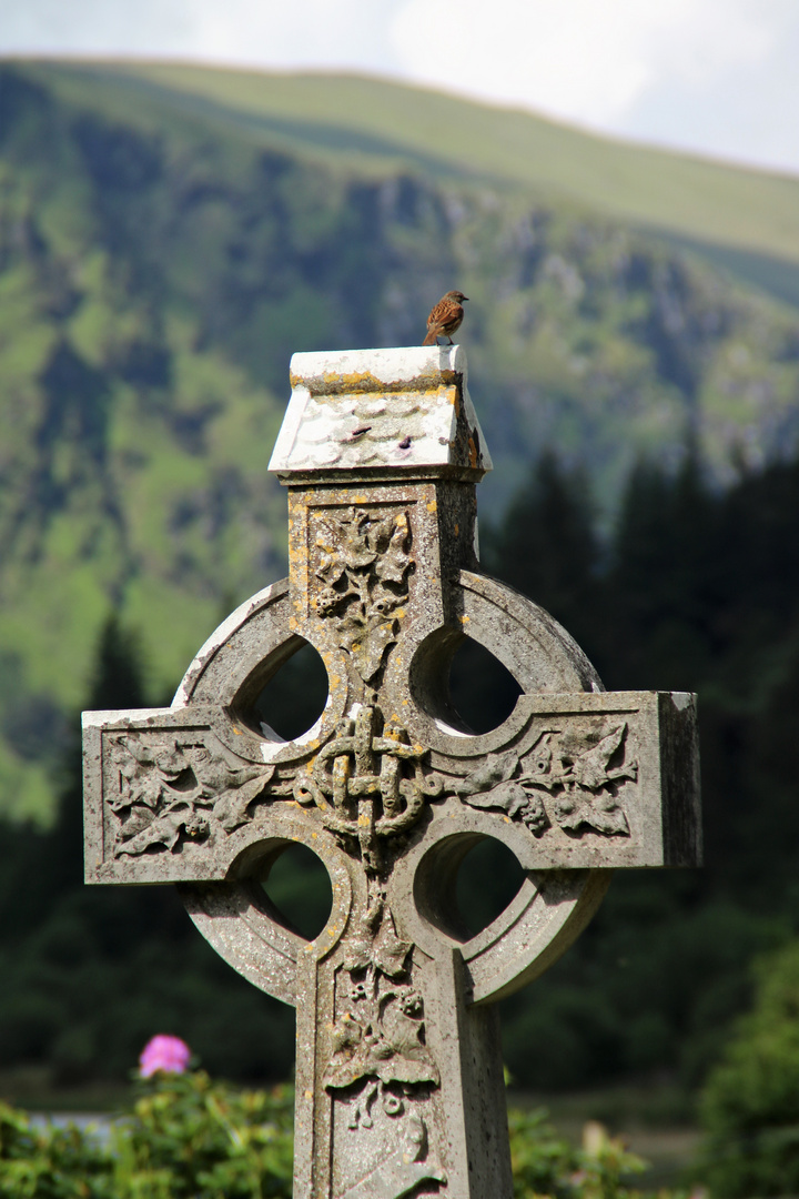Keltisches Kreuz in Glendalogh                