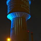 "Kelvin" - Wasserturm in Neumünster mit zwei Planeten