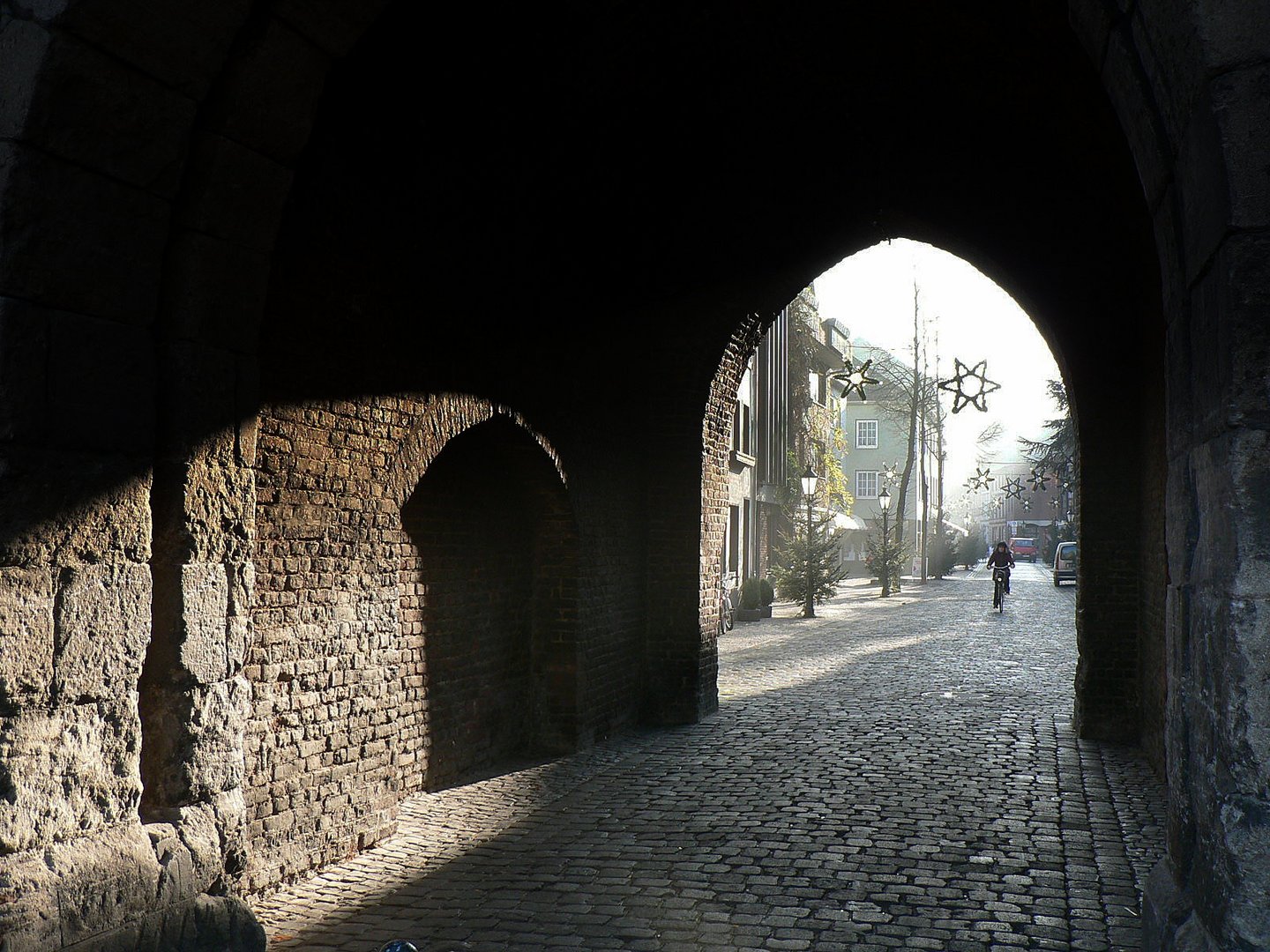 Kempen, Blick durch's alte Stadttor