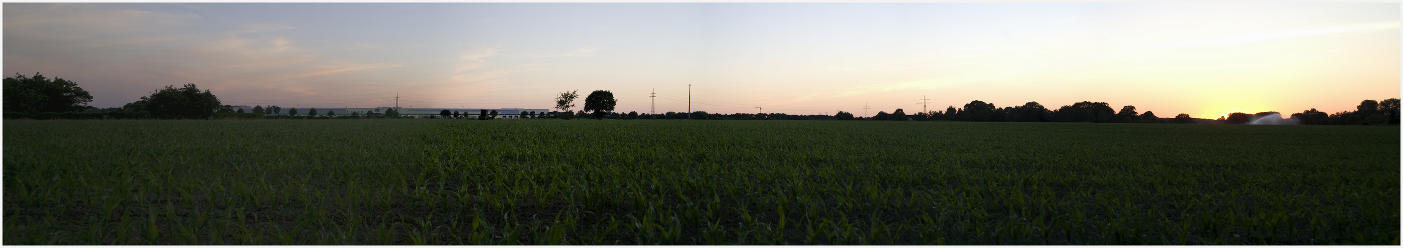 Kempen im Abendrot "Panorama"