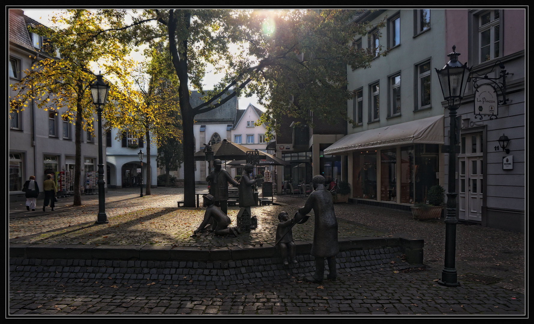 Kempen - Novembermorgen auf dem Buttermarkt