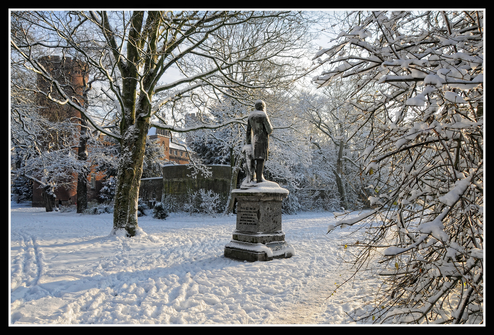 Kempen - Winter an der Burg