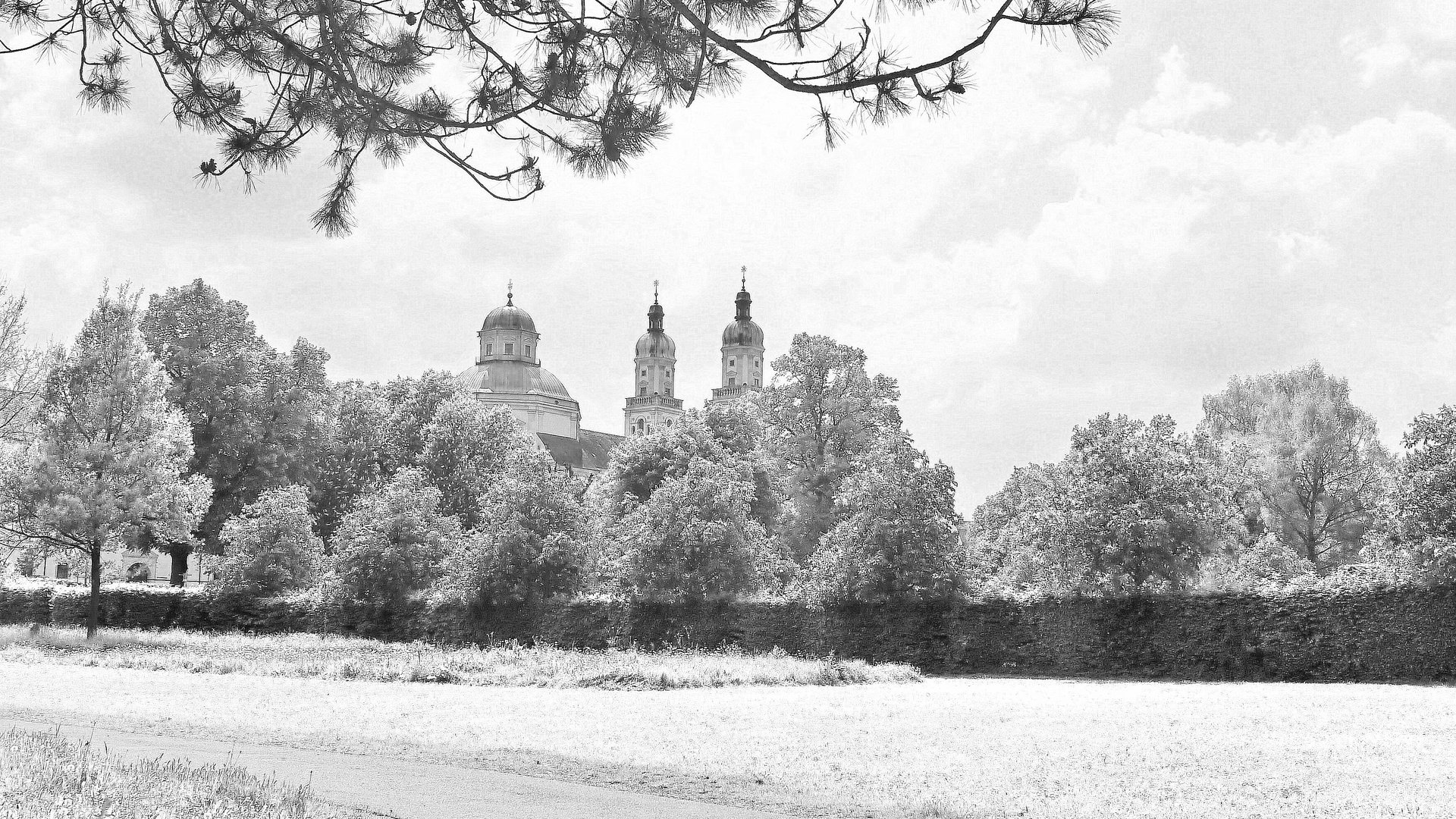 Kempten, St. Lorenz mit Hofgarten