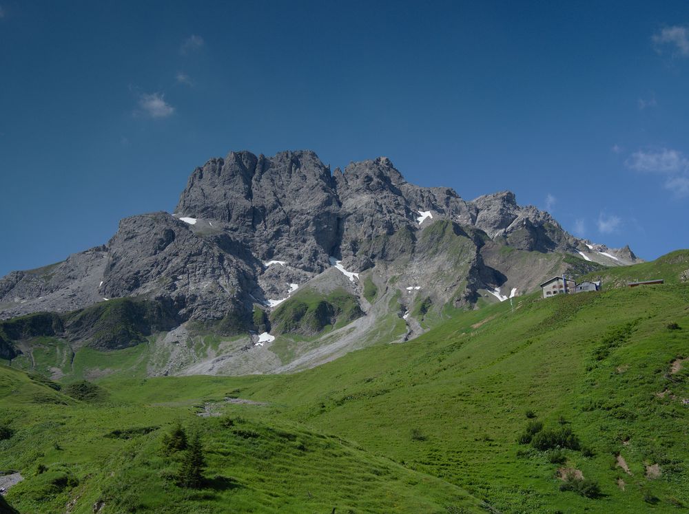 Kemptner Hütte vor dem Kratzer