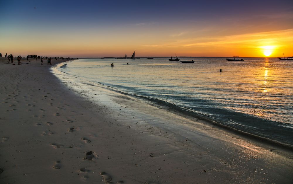 Kendwa Strand Sonnenuntergang