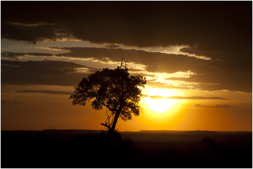 " Kenias Sonnenuntergänge (Traumhaft) "