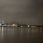 Kennedy Brücke in Bonn bei Nacht