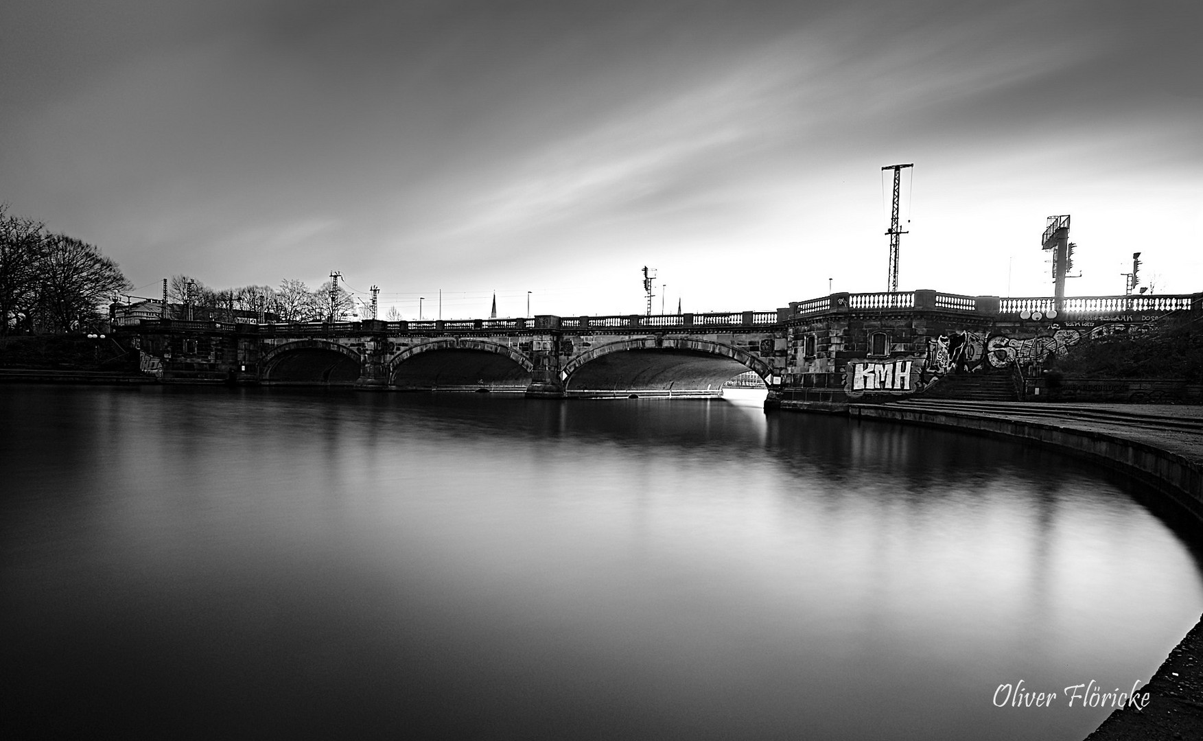 Kennedybrücke in Hamburg