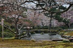 Kenroku-en Garten in Kanazawa - Gankobashi